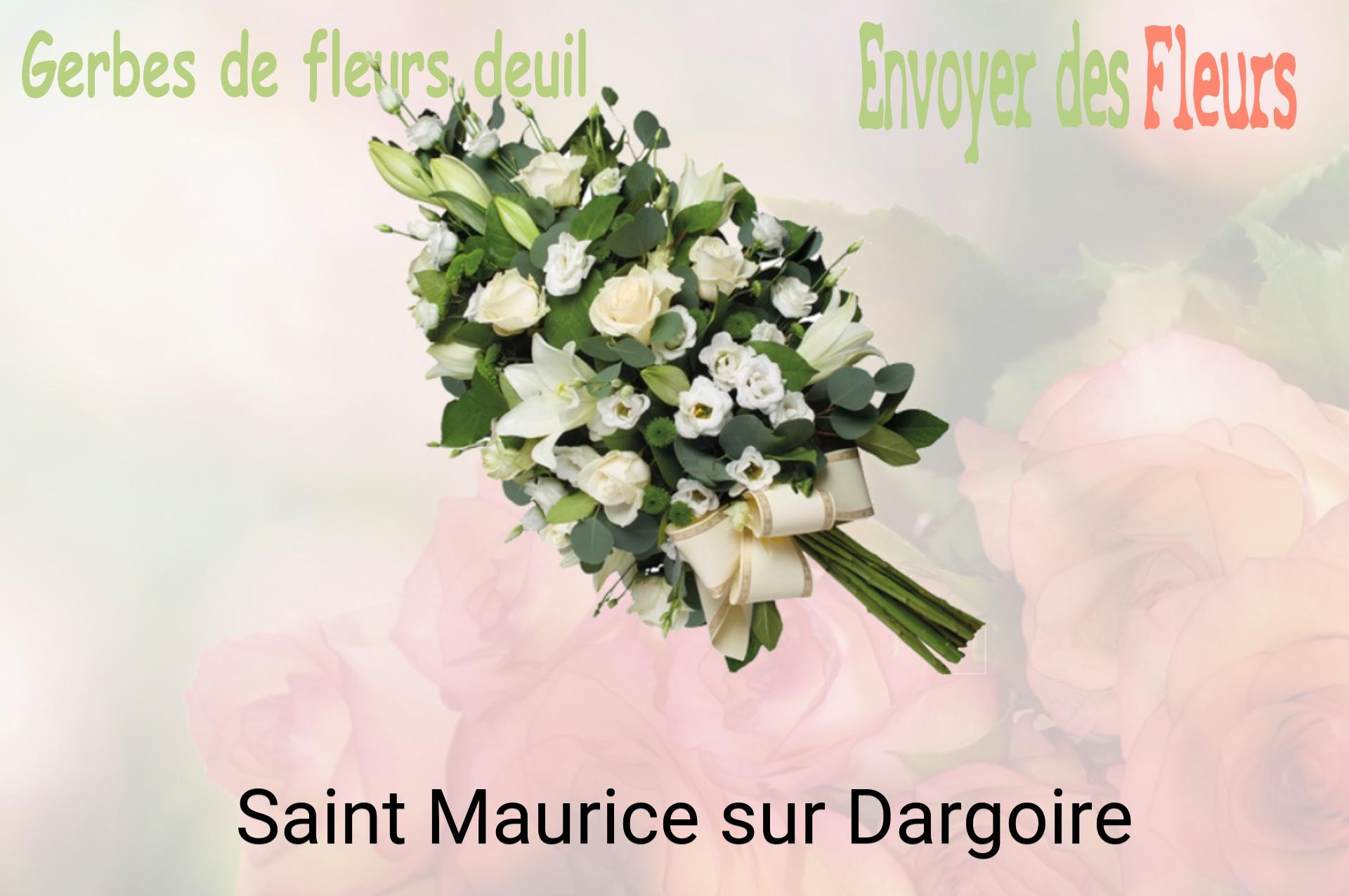 Gerbe de fleurs de deuil livrée à Saint-Maurice-sur-Dargoire